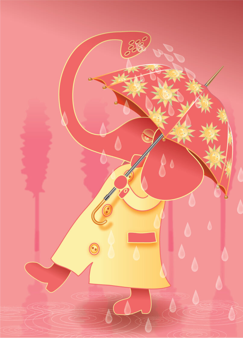 An illustration for toy cards using Adobe Illustrator