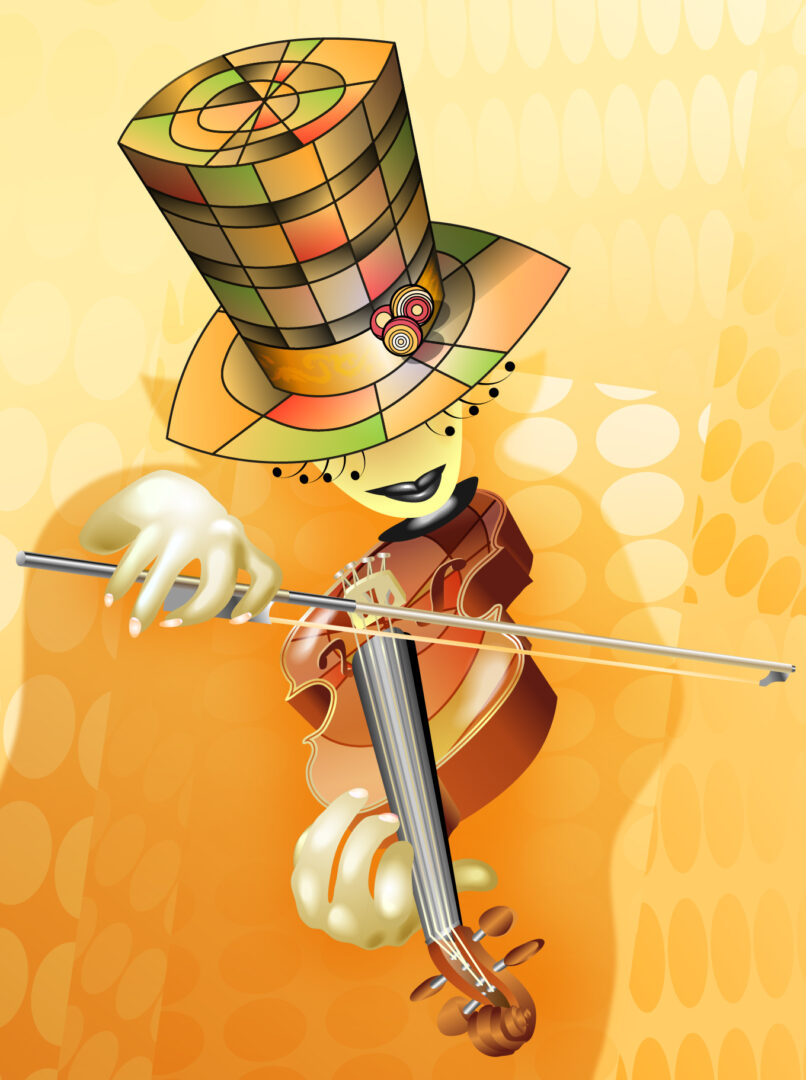 An illustration for toy cards using Adobe Illustrator